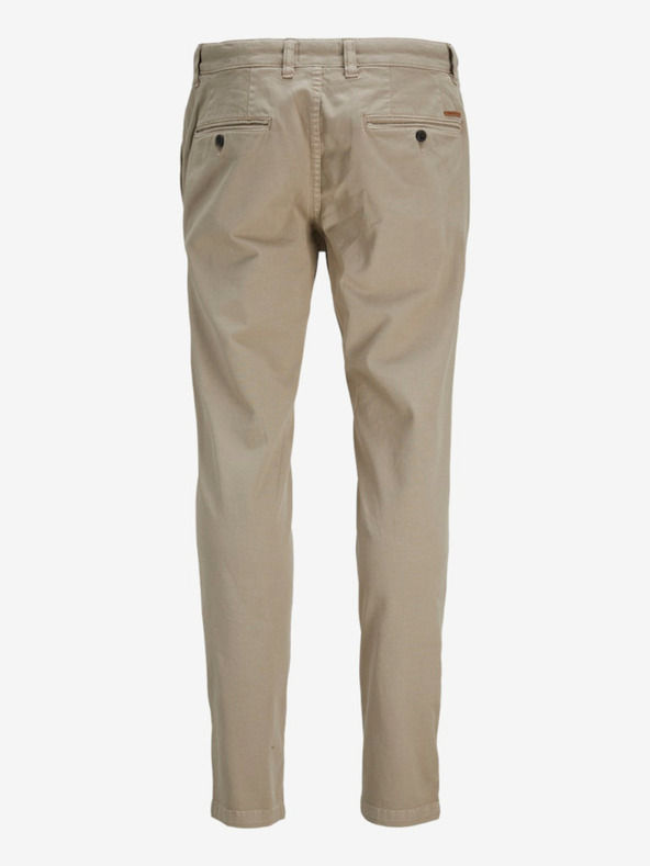 Jack & Jones Béžové pánske chino nohavice Jack & Jones PSTMARCO
