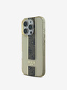 Guess Guess IML Middle 4G Stripe Zadný kryt pre iPhone 16 Pro Max Brown