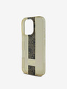 Guess Guess IML Middle 4G Stripe Zadný kryt pre iPhone 16 Pro Max Brown