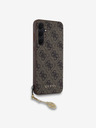 Guess Guess 4G Charm zadný kryt pre Samsung Galaxy A35 5G hnedý