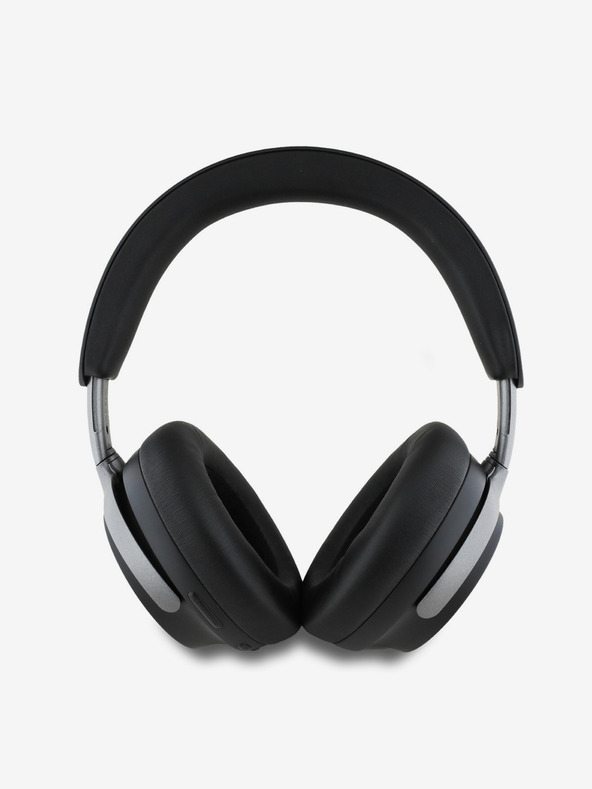 Guess Guess PU kožené bezdrôtové slúchadlá s logom ANC/ENC čierne