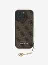 Guess Guess 4G Charm zadný kryt pre iPhone 16 Pro Tone on Tone hnedý