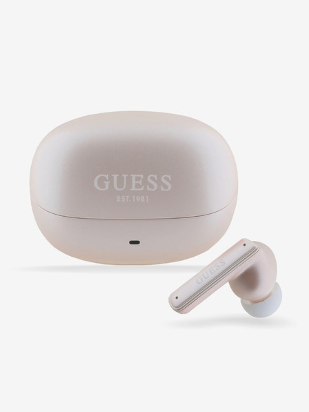 Guess Bezdrôtové slúchadlá Guess Capsule ANC/ENC TWS ružové