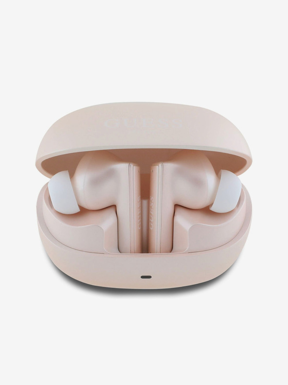 Guess Bezdrôtové slúchadlá Guess Capsule ANC/ENC TWS ružové