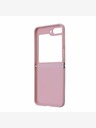 Guess PC/TPU Glitter Flakes Metal Logo Zadní Kryt pro Samsung Galaxy Z Flip 5 Pink Obal na telefón