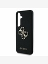 Guess Guess PU Grained 4G Metal Logo Back Cover pre Samsung Galaxy S25+ Black