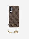 Guess Guess 4G Charm Zadný kryt pre Samsung Galaxy S24 Brown