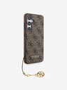 Guess Guess 4G Charm Zadný kryt pre Samsung Galaxy S24 Brown