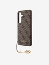 Guess Guess 4G Charm Zadný kryt pre Samsung Galaxy S24 Brown