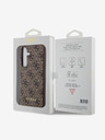 Guess Guess 4G Charm Zadný kryt pre Samsung Galaxy S24 Brown
