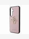 Guess Guess PU Grained 4G Metal Logo Back Cover pre Samsung Galaxy S25 Pink