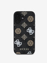 Guess Guess PU 4G Peony MagSafe zadný kryt pre iPhone 16 čierny