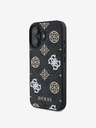 Guess Guess PU 4G Peony MagSafe zadný kryt pre iPhone 16 čierny