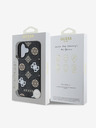 Guess Guess PU 4G Peony MagSafe zadný kryt pre iPhone 16 čierny