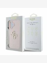 Guess Guess PU Grained 4G Metal Logo zadný kryt pre iPhone 16 ružový