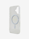 Guess Guess IML Glitter Ring MagSafe zadný kryt pre iPhone 16 Plus Transparent