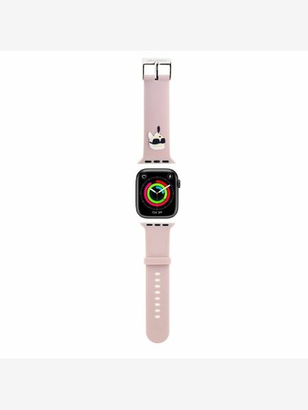 Karl Lagerfeld Karl Lagerfeld Karl Head NFT remienok pre Apple Watch 38/40/41 ružový