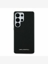 Karl Lagerfeld Karl Lagerfeld PU Saffiano Metal Logo and Frame Back Cover pre Samsung Galaxy S25 Ultra Black