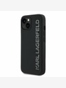 Karl Lagerfeld Zadný kryt Karl Lagerfeld 3D Rubber Glitter Logo pre iPhone 13 Black