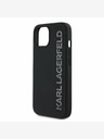 Karl Lagerfeld Zadný kryt Karl Lagerfeld 3D Rubber Glitter Logo pre iPhone 13 Black