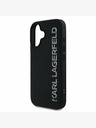 Karl Lagerfeld Zadný kryt Karl Lagerfeld 3D Rubber Glitter Logo pre iPhone 16 čierny