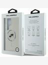 Karl Lagerfeld Karl Lagerfeld IML K&CH Heads MagSafe zadný kryt pre Samsung Galaxy S25 ultra priehľadný