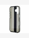 Karl Lagerfeld Karl Lagerfeld IML zadný kryt s pruhovaným logom pre iPhone 16 čierny