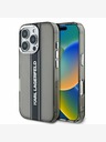 Karl Lagerfeld Karl Lagerfeld IML Stripe Logo zadný kryt pre iPhone 16 Pro čierny