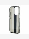 Karl Lagerfeld Karl Lagerfeld IML Stripe Logo zadný kryt pre iPhone 16 Pro čierny