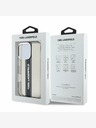 Karl Lagerfeld Karl Lagerfeld IML Stripe Logo zadný kryt pre iPhone 16 Pro čierny