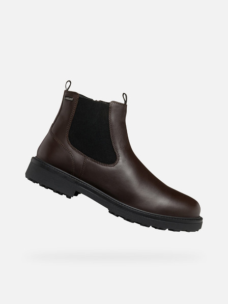 Geox Hnedé pánske členkové tenisky Geox Lagorai + Grip A