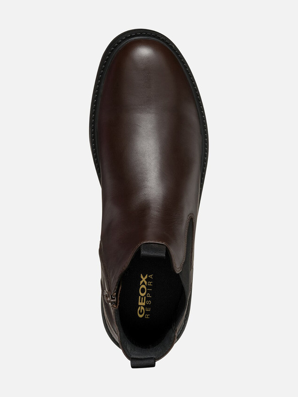 Geox Hnedé pánske členkové tenisky Geox Lagorai + Grip A