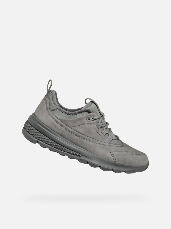 Geox Sivé pánske tenisky Geox Spherica Actif