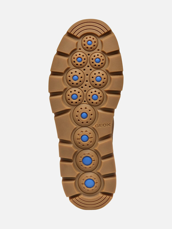 Geox Hnedé dámske členkové topánky Geox Spherica Ec7.1 Abx