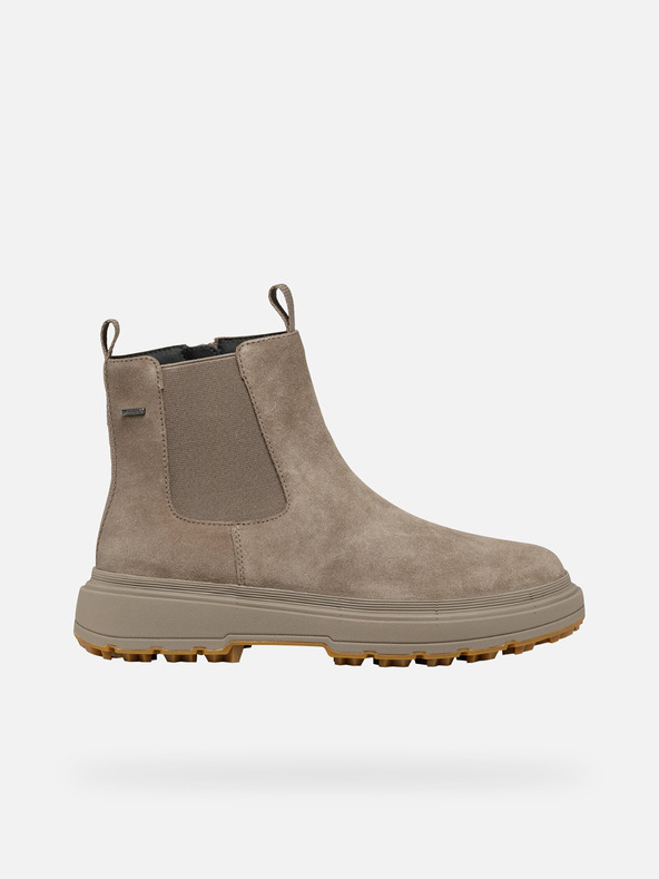 Geox Béžová dámska členková obuv Geox Lamidie + Grip Abx