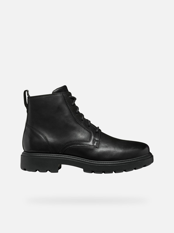 Geox Čierne pánske členkové tenisky Geox Spherica EC7