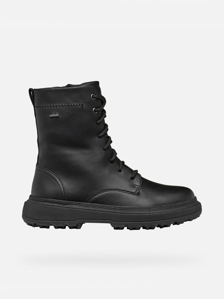 Geox Čierne dámske členkové čižmy Geox Lamidie + Grip ABX