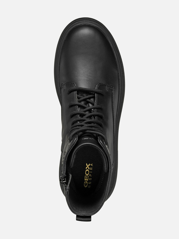 Geox Čierne dámske členkové čižmy Geox Lamidie + Grip ABX