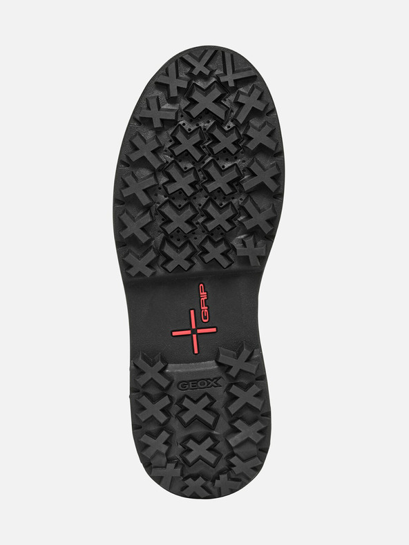 Geox Čierne dámske členkové čižmy Geox Lamidie + Grip ABX