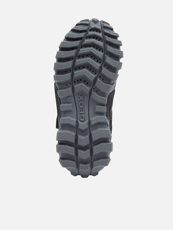 Geox Čierne chlapčenské zimné topánky Geox Himalaya B Abx