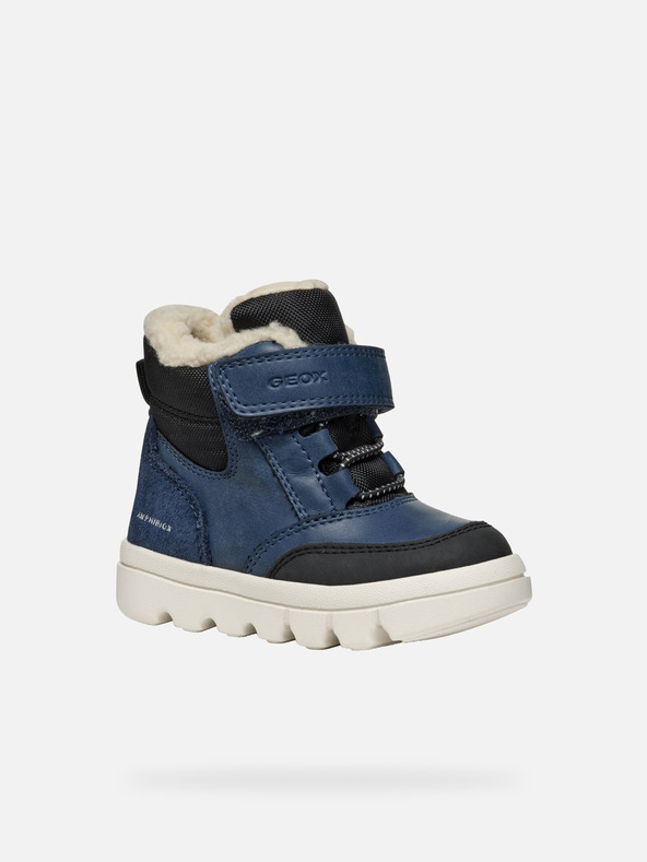 Geox Modré chlapčenské zimné topánky Geox Willaboo B Ab