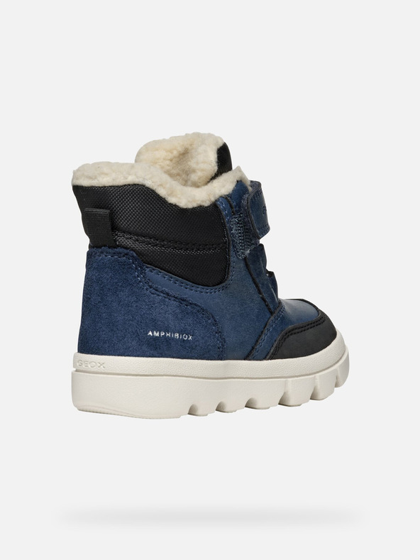Geox Modré chlapčenské zimné topánky Geox Willaboo B Ab