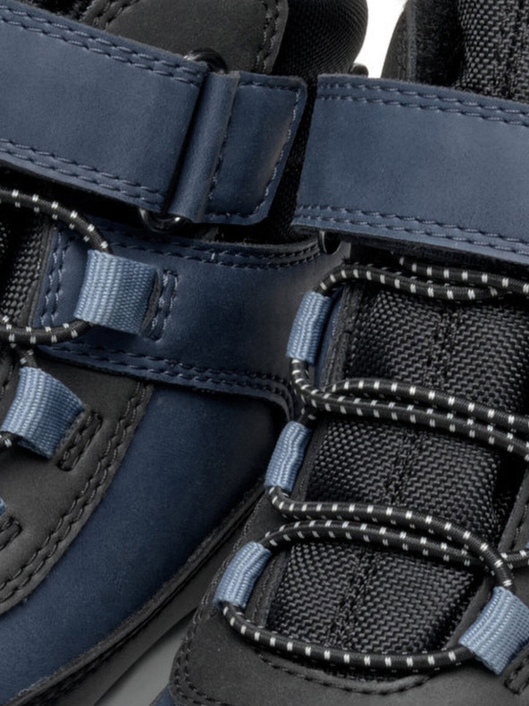 Geox Modré chlapčenské členkové topánky Geox Trekkyup Abx Junior