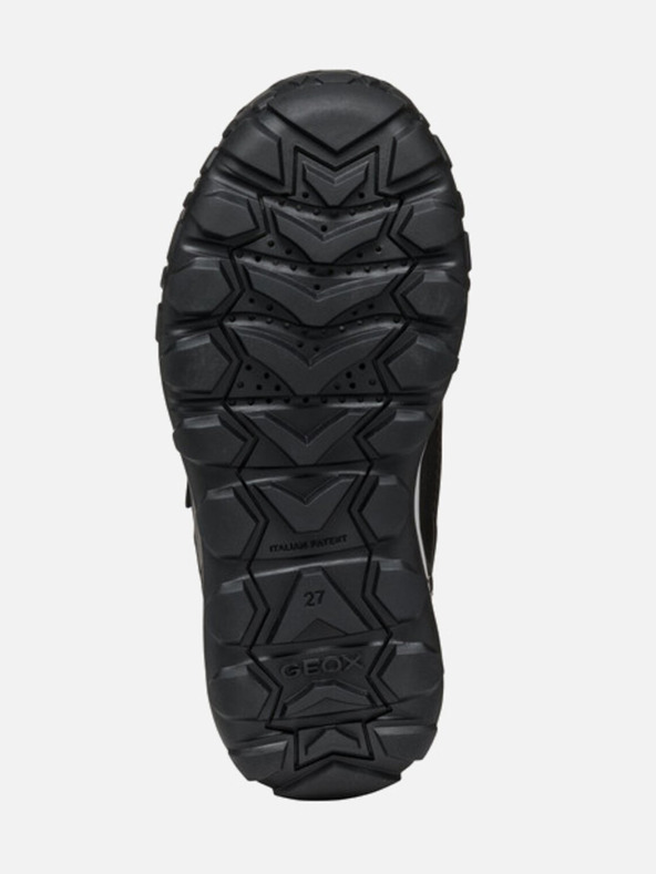 Geox Modré chlapčenské členkové topánky Geox Trekkyup Abx Junior