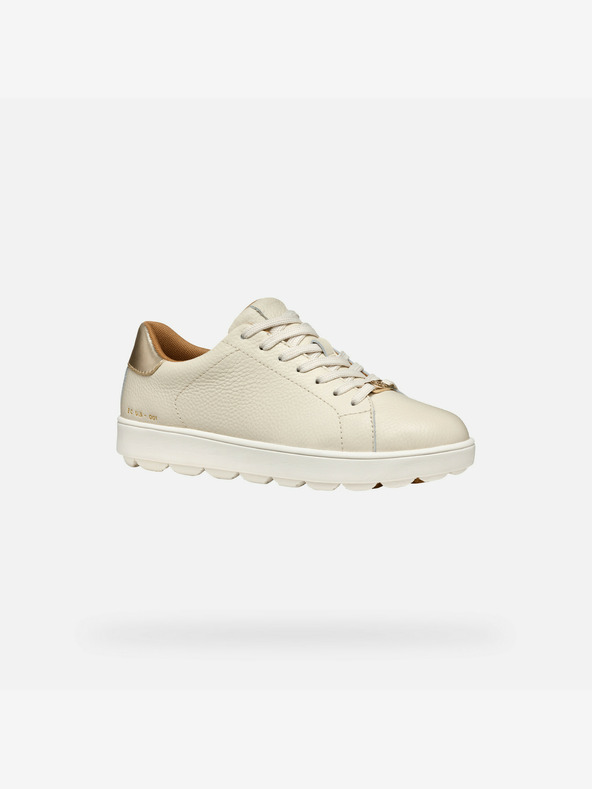 Geox Krémové dámske tenisky Geox Spherica ECUB-1