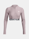 Under Armour Dámske tričko Under Armour HeatGear Rib 1/4 Zip LS