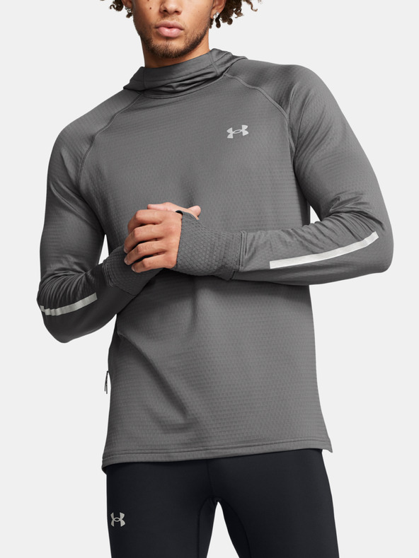 Under Armour Pánska mikina Under Armour UA LAUNCH ELITE CW HOODY-GRY