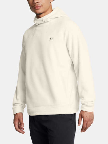 Under Armour Pánska mikina Under Armour UA Expanse Fleece Hoodie-WHT