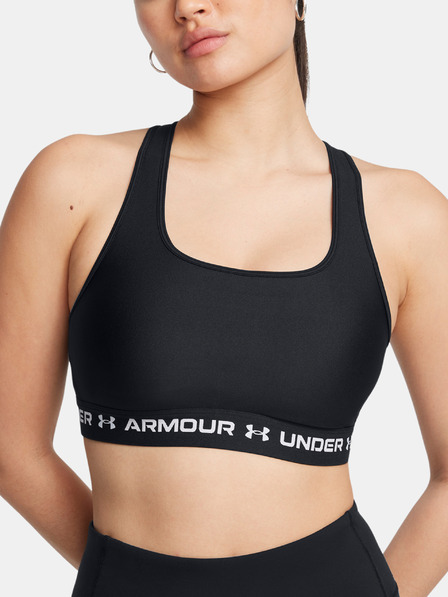 Under Armour Dámska podprsenka Under Armour Crossback Mid Bra-BLK