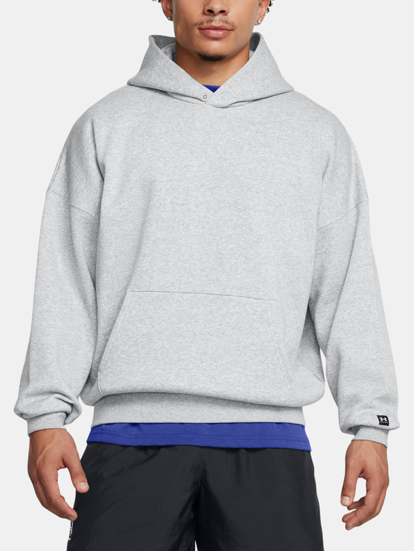 Under Armour Pánska mikina Under Armour UA Icon Fleece OS Hood-GRY